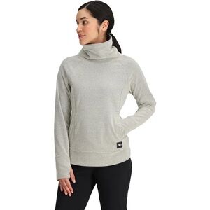 Outdoor Research Women’s Trail Mix Cowl Pullover - Oyster (Gray) - Small